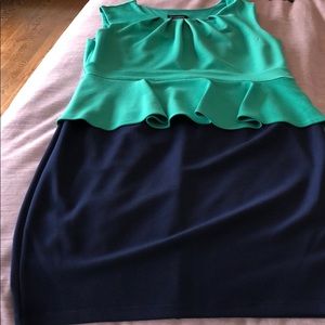 Green and Navy Dress (Enfocus Studio)